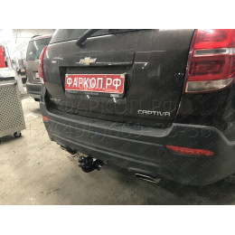 5270-A ORIS Фаркоп на Chevrolet Captiva 2013-2018 без выреза в бампере. Тип шара: A. Нагрузки: 2000/100 кг, масса фаркопа 16,5 кг (без электрики в комплекте)