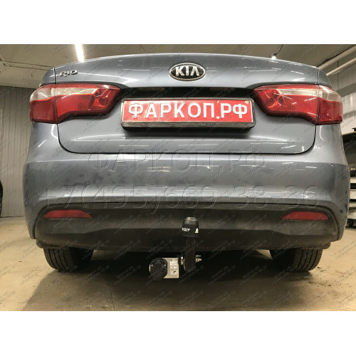 H219-A Лидер-плюс ТСУ для Hyundai Solaris седан 2010-2017 (необходима подрезка бампера), Kia Rio III седан 2011-2017 (необходима подрезка бампера), Kia Rio III хетчбек 2011-2017 (необходима подрезка бампера), Hyundai Solaris хетчбек 2010-2017 (без выреза 