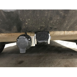N054C GALIA Полностью оцинкованный фаркоп на Nissan Qashqai 2007-2014 (невидимый вырез бампера), Nissan Qashqai 2, в т.ч. Qashqai +2 2014-2021 (без подрезки бампера). Тип шара: 