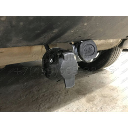 N054C GALIA Полностью оцинкованный фаркоп на Nissan Qashqai 2007-2014 (невидимый вырез бампера), Nissan Qashqai 2, в т.ч. Qashqai +2 2014-2021 (без подрезки бампера). Тип шара: 