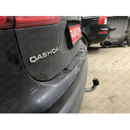 N054C GALIA Полностью оцинкованный фаркоп на Nissan Qashqai 2007-2014 (невидимый вырез бампера), Nissan Qashqai 2, в т.ч. Qashqai +2 2014-2021 (без подрезки бампера). Тип шара: 