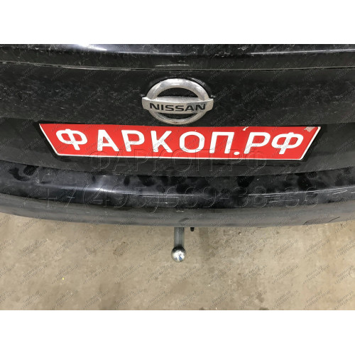 N054C GALIA Полностью оцинкованный фаркоп на Nissan Qashqai 2007-2014 (невидимый вырез бампера), Nissan Qashqai 2, в т.ч. Qashqai +2 2014-2021 (без подрезки бампера). Тип шара: C (горизонтальный съемный). Невидимый вырез бампера. Нагрузки: 1800/100 кг, ма
