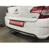 2635-A ORIS Фаркоп на Citroen C4 хетчбек 2011-2018, Citroen DS4 2011-2018. Необходима подрезка бампера. Тип шара: A. Нагрузки: 1100/75 кг, масса фаркопа 17 кг (без электрики в комплекте)