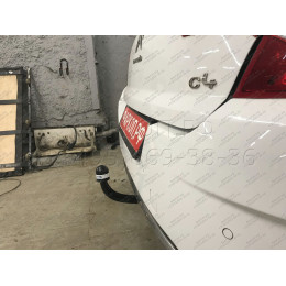 2635-A ORIS Фаркоп на Citroen C4 хетчбек 2011-2018, Citroen DS4 2011-2018. Необходима подрезка бампера. Тип шара: A. Нагрузки: 1100/75 кг, масса фаркопа 17 кг (без электрик