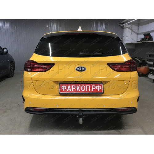 H100A GALIA Полностью оцинкованный фаркоп на Kia Ceed универсал, в т.ч. дизель, в т.ч. GT-Line, в т.ч. hybrid 2018-, Hyundai i30 универсал, в т.ч. дизель, в т.ч. GT-Line, в т.ч. hybrid 2017-. Тип шара: A. Установка без снятия и выреза бампера. Нагрузки: 1