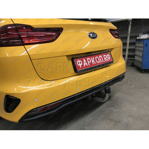 H100A GALIA Полностью оцинкованный фаркоп на Kia Ceed универсал, в т.ч. дизель, в т.ч. GT-Line, в т.ч. hybrid 2018-, Hyundai i30 универсал, в т.ч. дизель, в т.ч. GT-Line, в т.ч. hybrid 2017-. Тип шара: A. Установка без снятия и выреза бампера. Нагрузки: 1