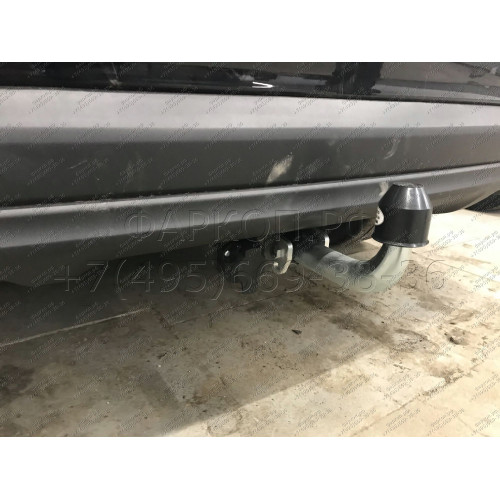 H103A GALIA Полностью оцинкованный фаркоп на Hyundai Tucson рестайл 2018-2021. Тип шара: A. Установка без выреза бампера. Нагрузки: 2200/100 кг, масса фаркопа 15,42 кг