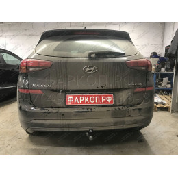 H103A GALIA Полностью оцинкованный фаркоп на Hyundai Tucson рестайл 2018-2021. Тип шара: A. Установка без выреза бампера. Нагрузки: 2200/100 кг, масса фаркопа 15,42 