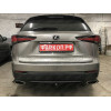 L-166 STEINHOF Фаркоп на Lexus NX 2014-2021. Требуется подрезка бампера. Тип шара: AV (вертикальное быстросъемное крепление шара на ключе). Нагрузки: 1500/75 кг, масса фаркопа 24,8 кг (без электрики в комплекте)
