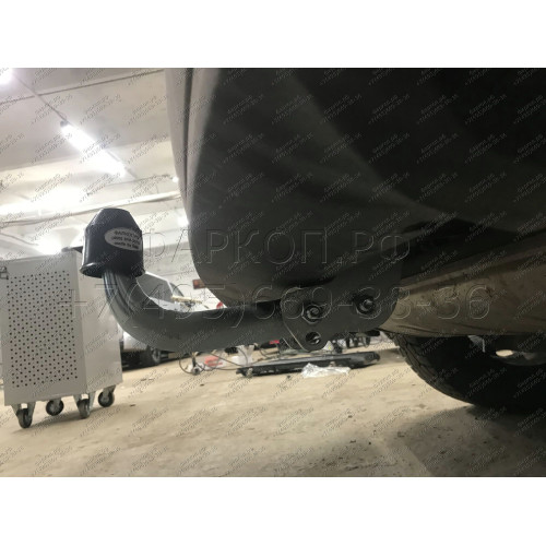 H103A GALIA Полностью оцинкованный фаркоп на Hyundai Tucson рестайл 2018-2021. Тип шара: A. Установка без выреза бампера. Нагрузки: 2200/100 кг, масса фаркопа 15,42 кг