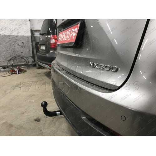 L-166 STEINHOF Фаркоп на Lexus NX 2014-2021. Требуется подрезка бампера. Тип шара: AV (вертикальное быстросъемное крепление шара на ключе). Нагрузки: 1500/75 кг, масса фаркопа 24,8 кг (без электрики в комплекте)