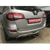 R092A GALIA Полностью оцинкованный фаркоп на Renault Koleos 2008-2016. Подрозетник убирается за бампер. Тип шара: A. Без выреза бампера. Нагрузки: 2000/100 кг, масса фаркопа 17,5 кг