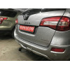 R092A GALIA Полностью оцинкованный фаркоп на Renault Koleos 2008-2016. Подрозетник убирается за бампер. Тип шара: A. Без выреза бампера. Нагрузки: 2000/100 кг, масса фаркопа 17,5 кг