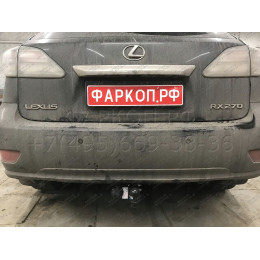 3073-A ORIS Фаркоп на Lexus RX350 2009-2015. Необходима подрезка бампера. Тип шара: A. Нагрузки: 1500/75 кг, масса фаркопа 20,7 кг (без электрики в комплекте)