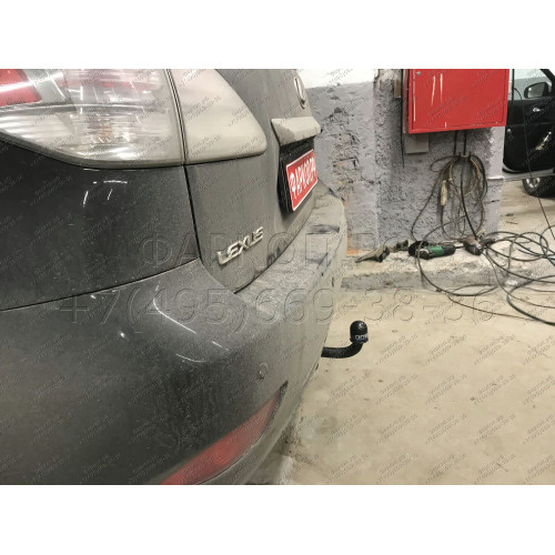 3073-A ORIS Фаркоп на Lexus RX350 2009-2015. Необходима подрезка бампера. Тип шара: A. Нагрузки: 1500/75 кг, масса фаркопа 20,7 кг (без электрики в комплекте)