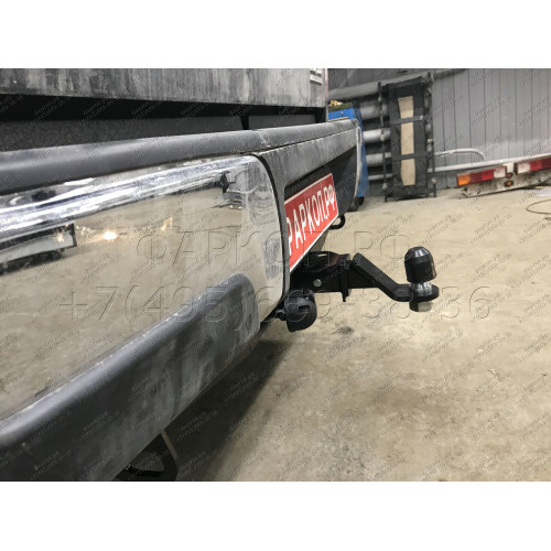 FA 0996-E Бизон Фаркоп на Isuzu D-MAX 2012-2021 без подрезки бампера. Тип шара: E (легкосъемный шар под квадрат). Нагрузки: 3500/120 кг. Не комплектуется электрикой