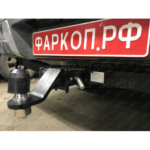 FA 0996-E Бизон Фаркоп на Isuzu D-MAX 2012-2021 без подрезки бампера. Тип шара: E (легкосъемный шар под квадрат). Нагрузки: 3500/120 кг. Не комплектуется электрикой