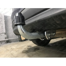 H103A GALIA Полностью оцинкованный фаркоп на Hyundai Tucson рестайл 2018-2021. Тип шара: A. Установка без выреза бампера. Нагрузки: 2200/100 кг, масса фаркопа 15,42 
