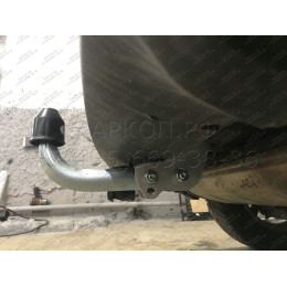 H103A GALIA Полностью оцинкованный фаркоп на Hyundai Tucson рестайл 2018-2021. Тип шара: A. Установка без выреза бампера. Нагрузки: 2200/100 кг, масса фаркопа 15,42 