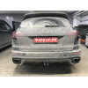V052C GALIA Полностью оцинкованный фаркоп на Audi Q7 2006-2015, Porsche Cayenne 2002-2010, 2010-2018, Volkswagen Touareg 2002-2010, 2010-2018. Тип шара: C (горизонтальный съемный). Минимальная подрезка бампера. Нагрузки: 3500/140 кг, масса фаркопа 17,97 к