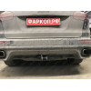 V052C GALIA Полностью оцинкованный фаркоп на Audi Q7 2006-2015, Porsche Cayenne 2002-2010, 2010-2018, Volkswagen Touareg 2002-2010, 2010-2018. Тип шара: C (горизонтальный съемный). Минимальная подрезка бампера. Нагрузки: 3500/140 кг, масса фаркопа 17,97 к
