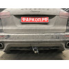 V052C GALIA Полностью оцинкованный фаркоп на Audi Q7 2006-2015, Porsche Cayenne 2002-2010, 2010-2018, Volkswagen Touareg 2002-2010, 2010-2018. Тип шара: C (горизонтальный съемный). Минимальная подрезка бампера. Нагрузки: 3500/140 кг, масса фаркопа 17,97 к
