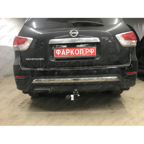 4375-A ORIS Распродажа! Фаркоп на Nissan Pathfinder R52 2014-2021. Необходима подрезка бампера. Тип шара: A. Нагрузки: 1250/75 кг, масса фаркопа 25,6 кг (без электрики в комплекте)