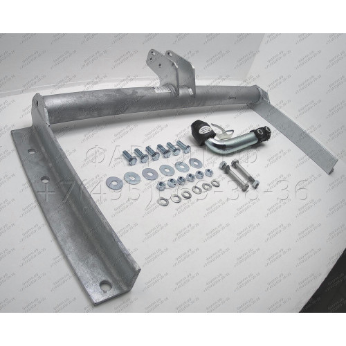 J001A GALIA Полностью оцинкованный фаркоп на Jeep Grand Cherokee ZJ 1992-1998. Тип шара: A. Установка без снятия и выреза бампера. Нагрузки: 3500/125 кг, масса фаркопа 21 кг