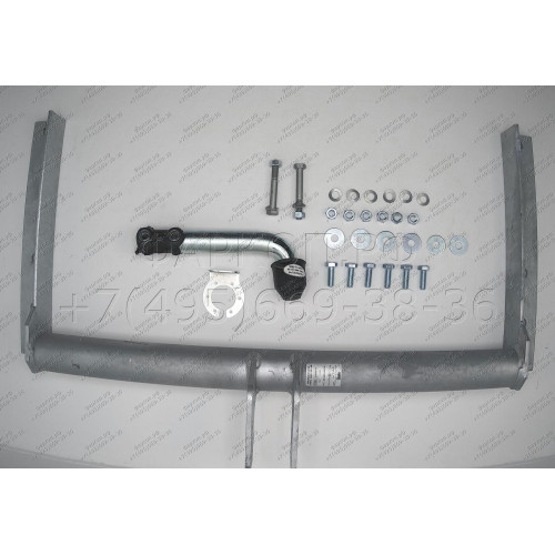 J001A GALIA Полностью оцинкованный фаркоп на Jeep Grand Cherokee ZJ 1992-1998. Тип шара: A. Установка без снятия и выреза бампера. Нагрузки: 3500/125 кг, масса фаркопа 21 кг