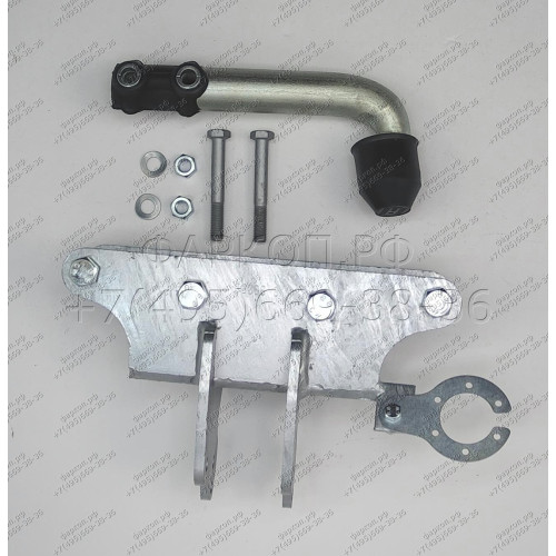 J006A GALIA Полностью оцинкованный фаркоп на Jeep Grand Cherokee WK 2005-2010, Jeep Commander 2006-2010. Подрозетник убирается за бампер. Тип шара: A. Требуется минимальная подрезка бампера. Нагрузки: 3500/150 кг, масса фаркопа 8,92 кг