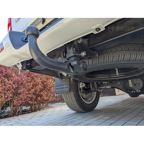JCE-23-991422.00 PT GROUP Фаркоп на JAC T8 2023-, Sollers ST6 2023- без снятия и подрезки бампера. Тип шара: AV (вертикально съемный с ключом). Нагрузки: 3500/140 кг, масса фаркопа 29,8 кг (без электрики в комплекте)