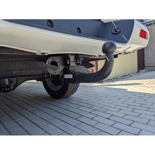 JCE-23-991422.00 PT GROUP Фаркоп на JAC T8 2023-, Sollers ST6 2023- без снятия и подрезки бампера. Тип шара: AV (вертикально съемный с ключом). Нагрузки: 3500/140 кг, масса фаркопа 29,8 кг (без электрики в комплекте)