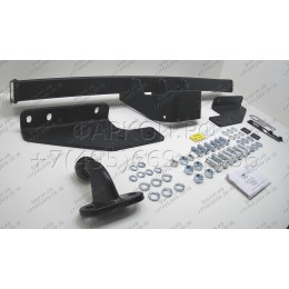 JC 04 AVTOS Фаркоп на JAC T9 2024-, Sollers ST9 2025- без снятия и подрезки бампера. Тип шара: A. Нагрузки: 2000/100 кг, масса фаркопа 20 кг (без электрики в комплекте)