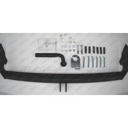 JW 01 AVTOS Фаркоп на Jeep Wrangler TJ 1996-2007 без подрезки бампера. Тип шара: A. Нагрузки: 1500/75 кг, масса фаркопа 16 кг (без электрики в комплекте)