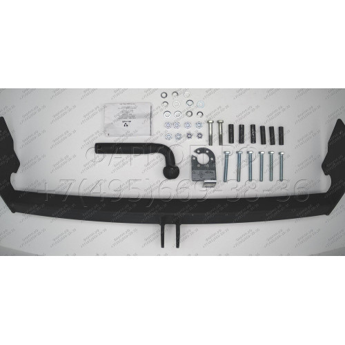 JW 01 AVTOS Фаркоп на Jeep Wrangler TJ 1996-2007 без подрезки бампера. Тип шара: A. Нагрузки: 1500/75 кг, масса фаркопа 16 кг (без электрики в комплекте)