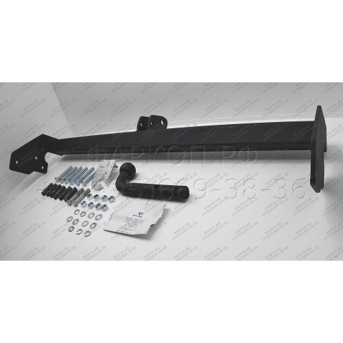 JW 01 AVTOS Фаркоп на Jeep Wrangler TJ 1996-2007 без подрезки бампера. Тип шара: A. Нагрузки: 1500/75 кг, масса фаркопа 16 кг (без электрики в комплекте)