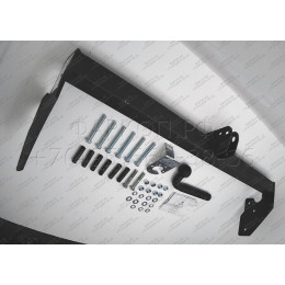 JW 01 AVTOS Фаркоп на Jeep Wrangler TJ 1996-2007 без подрезки бампера. Тип шара: A. Нагрузки: 1500/75 кг, масса фаркопа 16 кг (без электрики в комплекте)