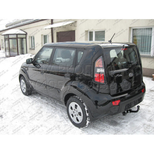 K-022 STEINHOF Фаркоп на Kia Soul 2008-2014 без снятия и подрезки бампера. Тип шара: AH (горизонтальное быстросъемное крепление шара на ключе). Нагрузки: 1300/52 кг, масса фаркопа 21,4 кг (без электрики в комплекте)