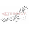 K-022 STEINHOF Фаркоп на Kia Soul 2008-2014 без снятия и подрезки бампера. Тип шара: AH (горизонтальное быстросъемное крепление шара на ключе). Нагрузки: 1300/52 кг, масса фаркопа 21,4 кг (без электрики в комплекте)
