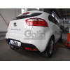 K037C GALIA Полностью оцинкованный фаркоп на Kia Rio III хетчбек/седан 2011-2017. Тип шара: C (горизонтальный съемный). Установка без снятия и выреза бампера. Нагрузки: 1200/50 кг, масса фаркопа 15,17 кг
