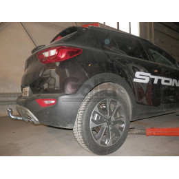 K043C GALIA Полностью оцинкованный фаркоп на Kia Stonic 2017-. Подрозетник убирается за бампер. Тип шара: C (горизонтальный съемный). Невидимый вырез бам