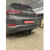 KSG-16-991122.00 PT GROUP Фаркоп на Hyundai Tucson 2015-2021, Kia Sportage 2016-2022 без подрезки бампера. Тип шара: E (легкосъемный шар под квадрат). Нагрузки: 2500/80 кг, масса фаркопа 16,7 кг (без электрики в комплекте)