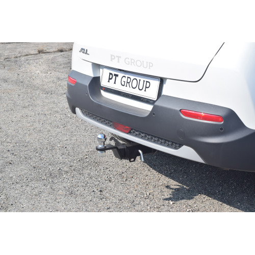 KSL-19-991122.00 PT GROUP Фаркоп на Kia Soul 2019- без подрезки бампера. Тип шара: E (легкосъемный шар под квадрат). Нагрузки: 1500/80 кг, масса фаркопа 17,2 кг (без электрики в комплекте)