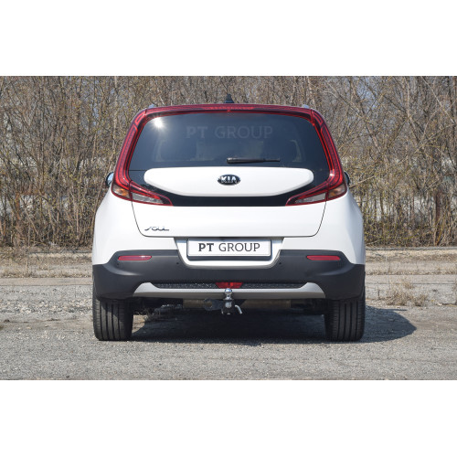 KSL-19-991122.00 PT GROUP Фаркоп на Kia Soul 2019- без подрезки бампера. Тип шара: E (легкосъемный шар под квадрат). Нагрузки: 1500/80 кг, масса фаркопа 17,2 кг (без электрики в комплекте)