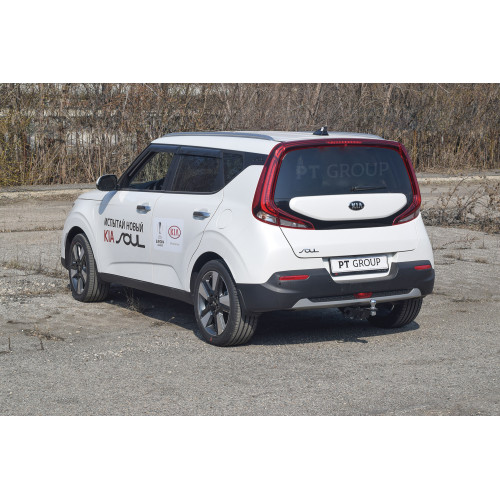 KSL-19-991122.00 PT GROUP Фаркоп на Kia Soul 2019- без подрезки бампера. Тип шара: E (легкосъемный шар под квадрат). Нагрузки: 1500/80 кг, масса фаркопа 17,2 кг (без электрики в комплекте)