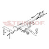 L-102 STEINHOF Фаркоп на Land Rover Freelander II 2006-2015. Требуется подрезка бампера. Тип шара: A. Нагрузки: 2300/150 кг, масса фаркопа 18,6 кг (без электрики в комплекте)