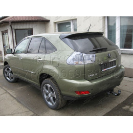 L-161 STEINHOF Фаркоп на Lexus RX 300, RX 350, 400h 2003-2009. Требуется подрезка бампера. Тип шара: A. Нагрузки: 2400/100 кг, масса фаркопа 26 кг (без электрики в комплек