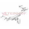 M-027 STEINHOF Фаркоп на Mazda 6 универсал GH 2008-2013. Требуется подрезка бампера. Тип шара: AV (вертикальное быстросъемное крепление шара на ключе). Нагрузки: 1800/75 кг, масса фаркопа 20,7 кг (без электрики в комплекте)