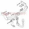 M-035 STEINHOF Фаркоп на Mazda CX-9 2007-2012. Требуется подрезка бампера. Тип шара: AV (вертикальное быстросъемное крепление шара на ключе). Нагрузки: 1900/85 кг, масса фаркопа 21,2 кг (без электрики в комплекте)