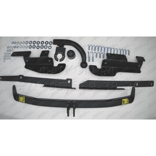 M-310 STEINHOF Фаркоп на Mitsubishi Colt хетчбек 5 дверей 2004-2013. Требуется подрезка бампера. Тип шара: A. Нагрузки: 1000/50 кг, масса фаркопа 20,1 кг (без электрики в комплекте)